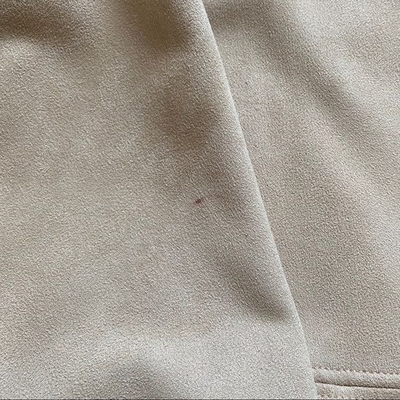 Zara Faux Suede Jacket Trench - Picture 9 of 10